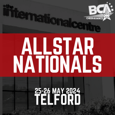 Allstar Nationals 2024 Spectator (Telford) – BCA Cheer & Dance